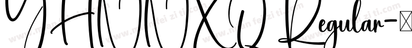 YHNNXQ Regular字体转换